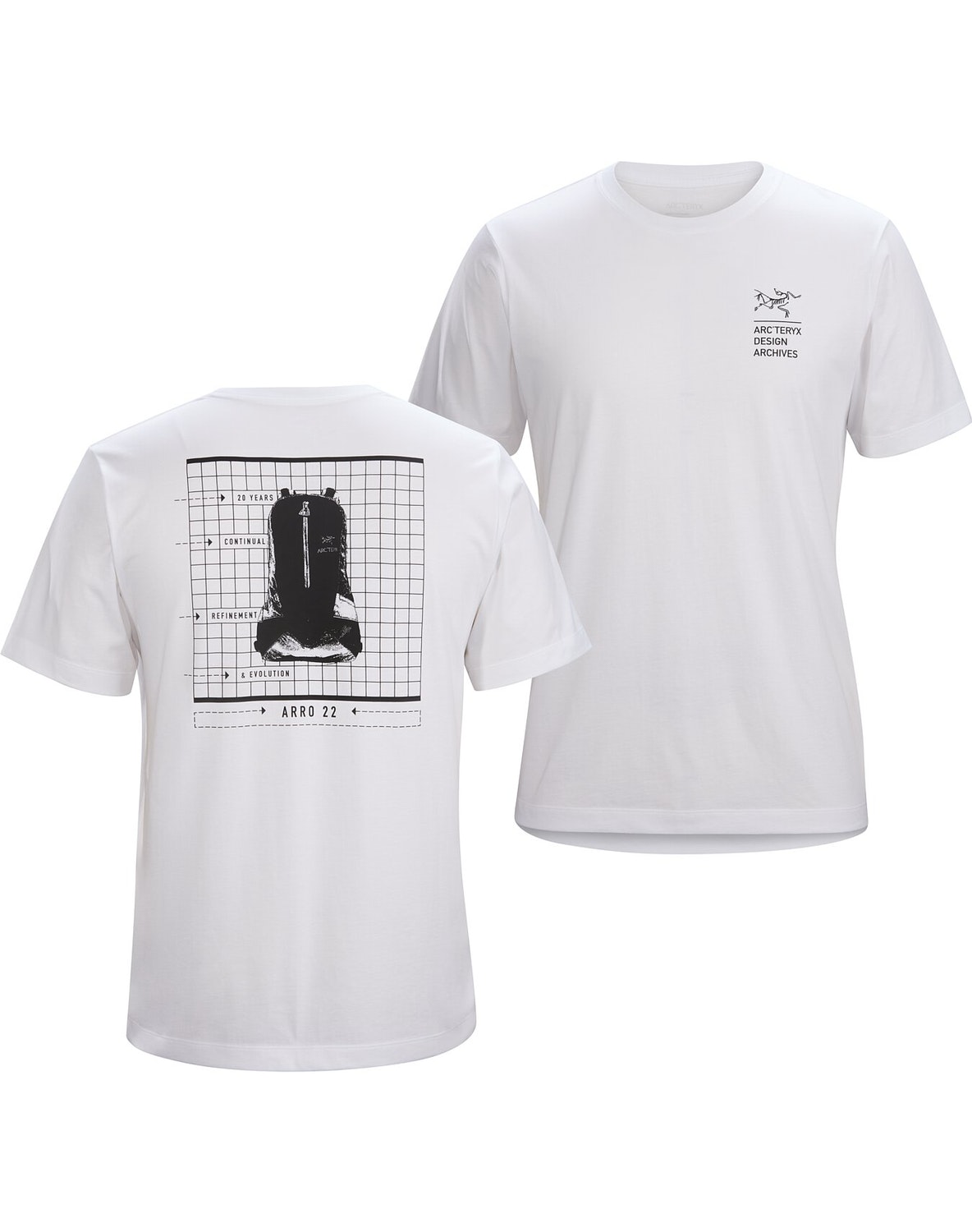 T-shirt Arc'teryx Arc'hive Uomo Bianche - IT-95143576